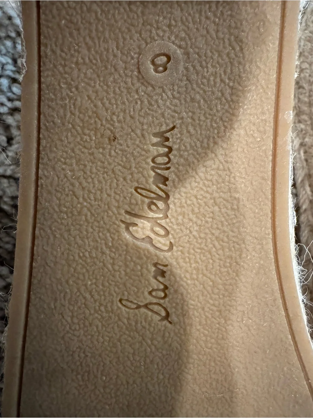 Sam Edelman Tan Suede Espadrille Flats